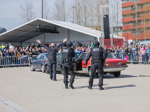 Equipo SWAT holandés en acción — Foto de Stock