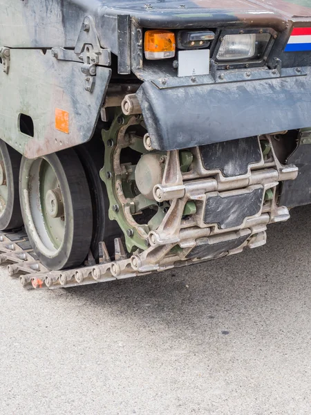 Detalhe do tanque militar — Fotografia de Stock