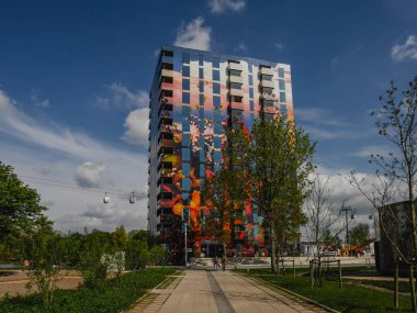 Flores Tower at the international horticulture Floriade Expo in Almere 2022