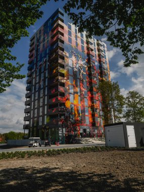 Flores Tower Almere 2022 'deki Floriade Uluslararası Bahçıvanlık Fuarı' nda.