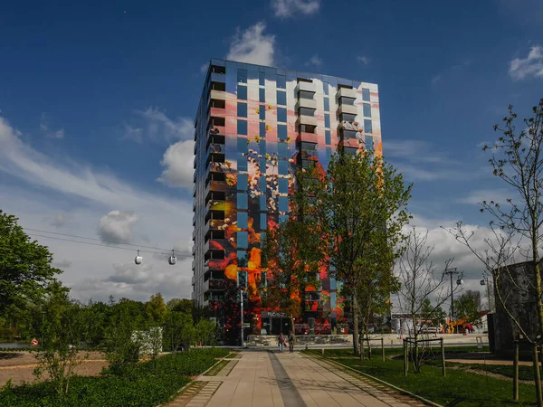 Flores Tower op de internationale tuinbouwbeurs Floriade in Almere 2022 — Stockfoto