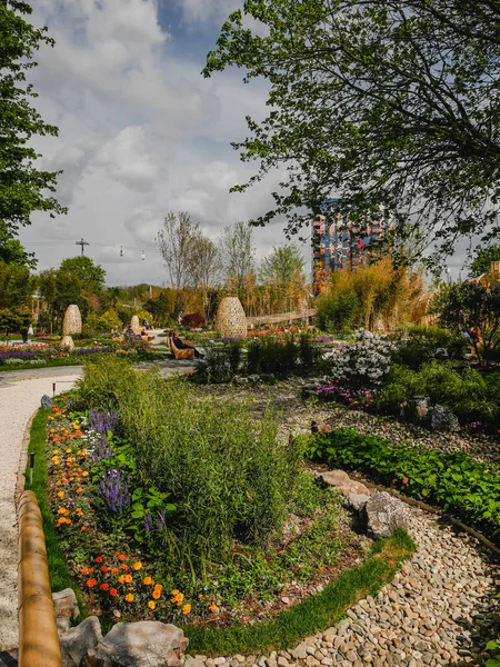 Pabellón chino en la horticultura internacional Floriade Expo en Almere 2022 —  Fotos de Stock