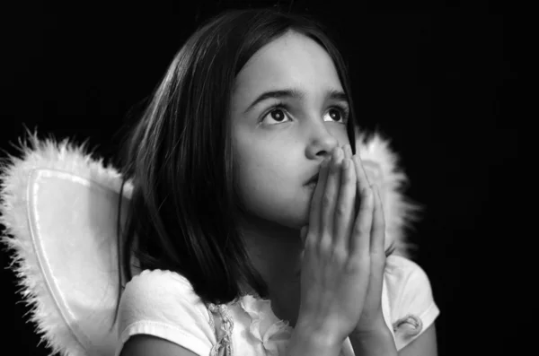 Little Angel Praying — Stock Photo, Image