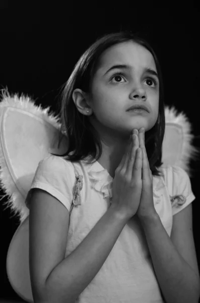 Little Angel Praying — Stock Photo, Image