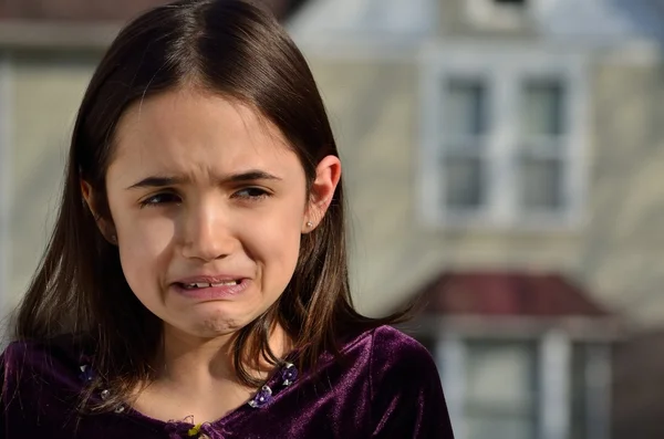 Menina chorando — Fotografia de Stock