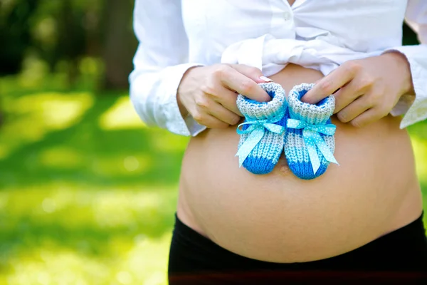 Wachten voor baby — Stockfoto