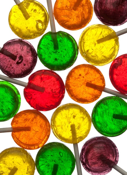 Kleurrijke lollies — Stockfoto