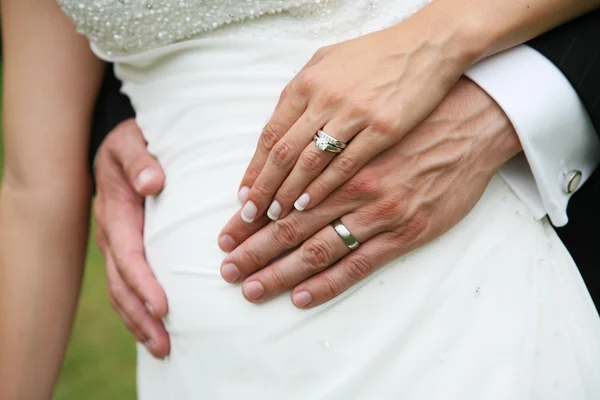 Anéis de casamento — Fotografia de Stock