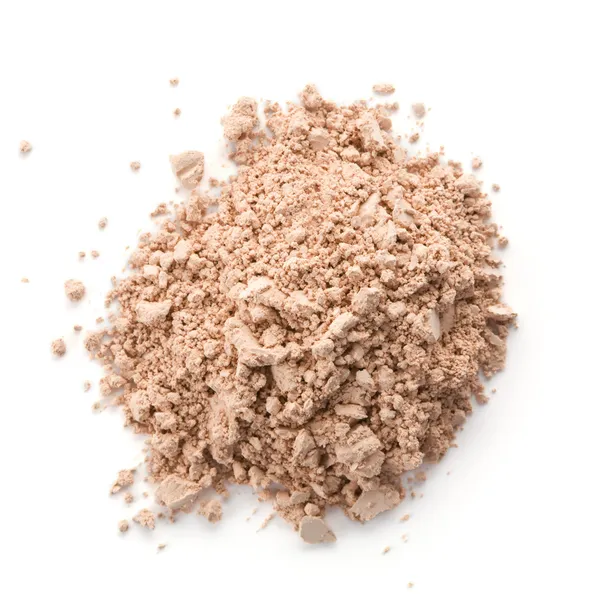 Cosmetic powder isolated on white background — Stock Photo, Image