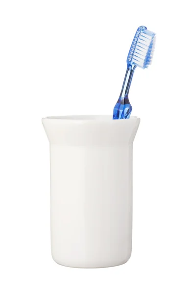 Szczoteczka do zębów izolowana na białym tle — Zdjęcie stockowe