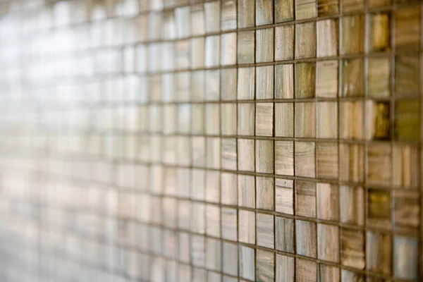 Mosaico de vidro moderno em um piso de parede — Fotografia de Stock