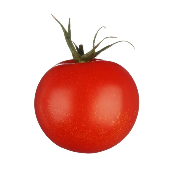 Une tomate isolée sur fond blanc — Photo