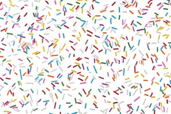 Красочные конфеты посыпки изолированы на белом фоне Стоковое Изображение