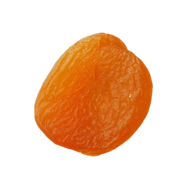 Dried apricot isolated on white background, close up — Stock Photo, Image