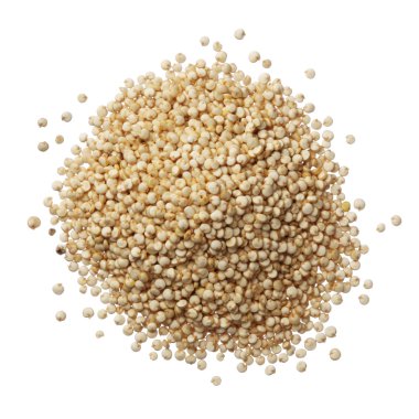 Pile of quinoa grain isolated on a white background clipart