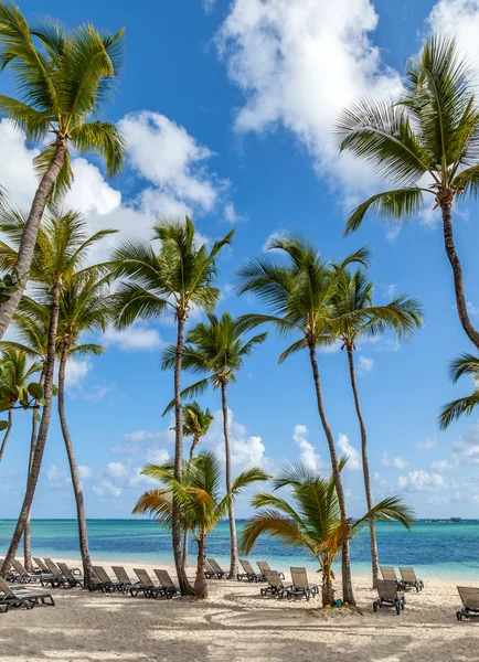 Playa de lujo en Punta Cana, República Dominicana — Foto de Stock