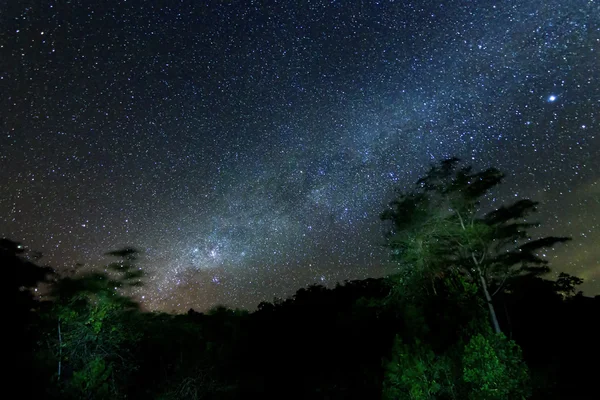 Milky way at Borneo, Sabah, Malaysia — Stock Photo, Image