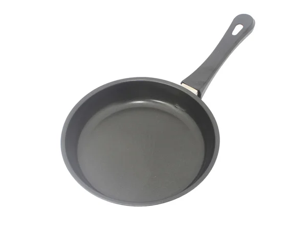 Frying pan over white background — Stock Photo, Image