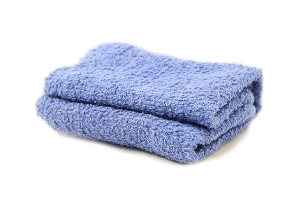 Towel over white background — Stock Photo, Image