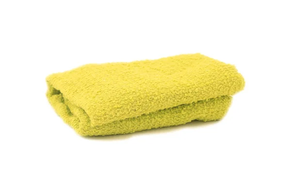 Towel over white background — Stock Photo, Image