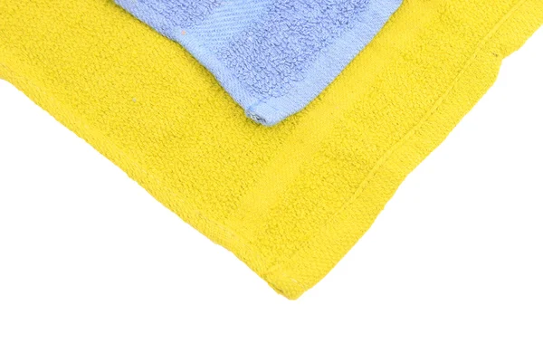 Towels isolated on white — Stock Photo, Image