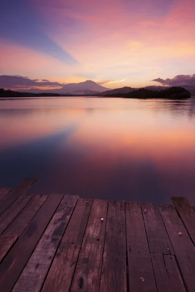 Colorido reflejo del amanecer — Foto de Stock