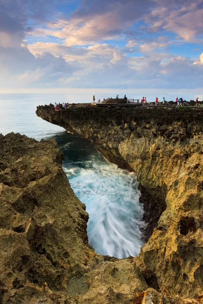 Coastal landscape at Water Blow, Bali, Indonesia — Stock Photo, Image