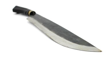 Beyaz arka plan üzerinde geleneksel pala blade