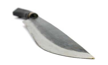 Beyaz arka plan üzerinde geleneksel pala blade