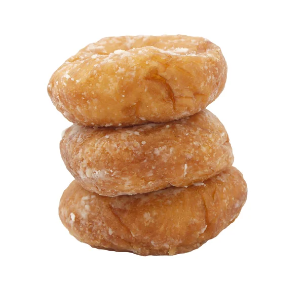 Doughnuts isolated on white — Stock Photo, Image