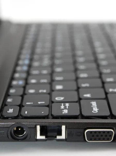 USB port and hub of a laptop — Stock Photo, Image