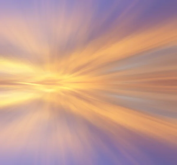 Long exposure shot of colorful cloud reflection — Stock Photo, Image