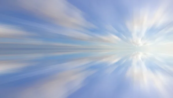 Motion blur abstract of cloud reflection — Stock Photo, Image