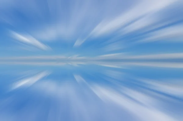 Artificial long exposure of clouds — Stock Photo, Image