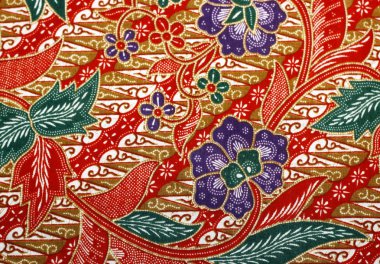 çiçek batik desen kumaş