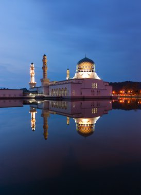 güzel kota kinabalu şehir Camii sabah sabah, Malezya, Borneo