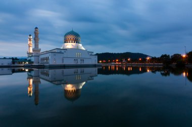 güzel kota kinabalu şehir Camii sabah sabah, Malezya, Borneo