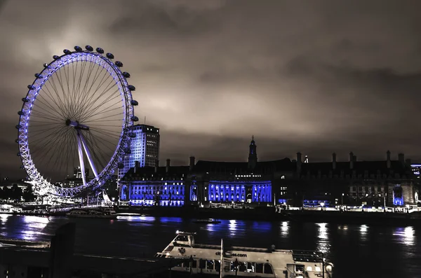 Londyńskie oko — Zdjęcie stockowe