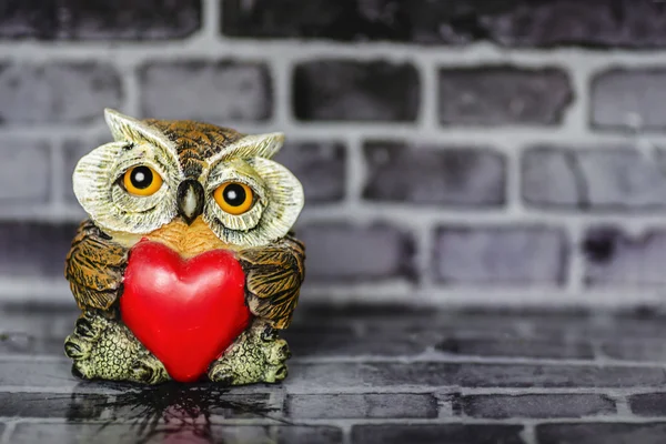 Owl in Love — Stock Photo, Image