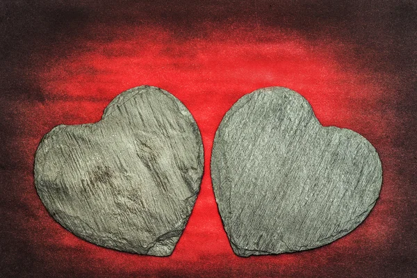 Corazones de piedra — Foto de Stock