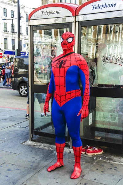 Spider-Man in London — Stock Photo, Image