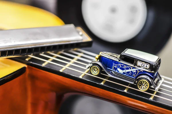 Blues Car — Stock Photo, Image