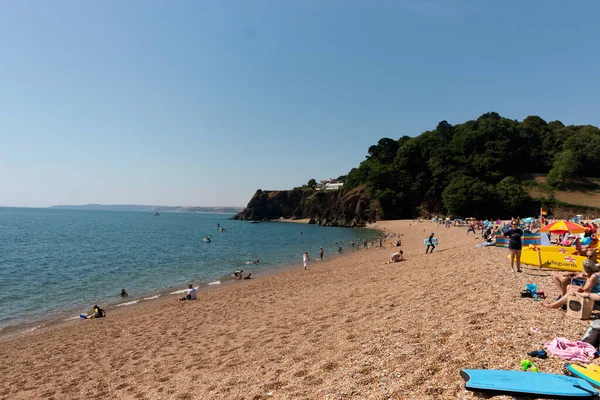 Blackpool sands-A wide view of the beautiful beach at blackpool sands 