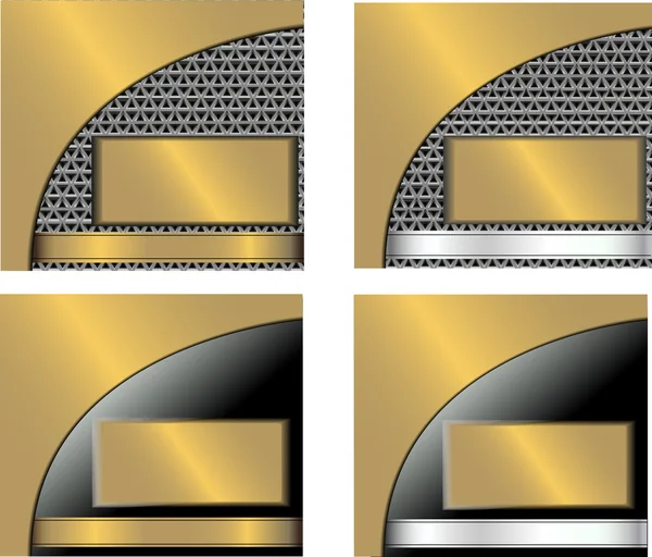 Pattern of metal texture — Stock Vector