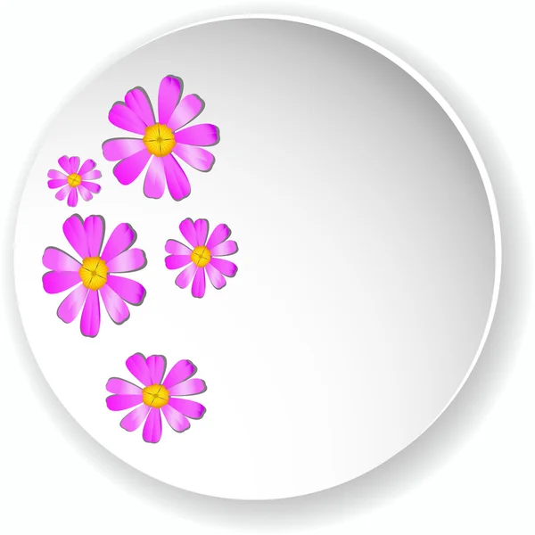 Violette Blüten — Stockvektor