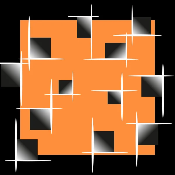 Muster aus Quadraten — Stockvektor