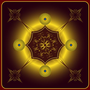 Vintage öğesi için tasarım ve dekorasyon