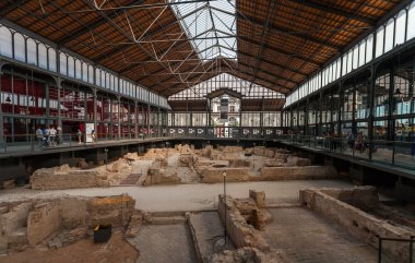 el tarihi çarşı Kültür Merkezi, barcelona, Katalonya, İspanya