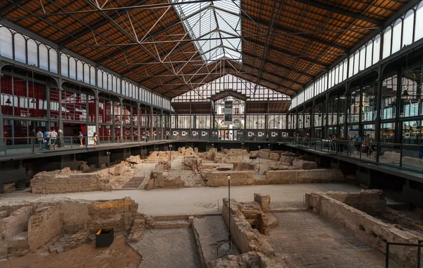 El Born market cultural centre, Barcelona, Cataluña, España Imagen de stock