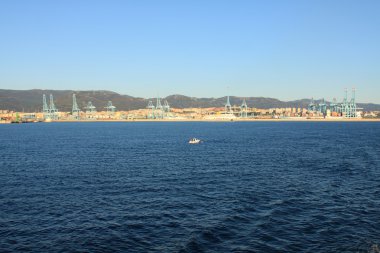 konteyner gemisi liman Algeciras, İspanya